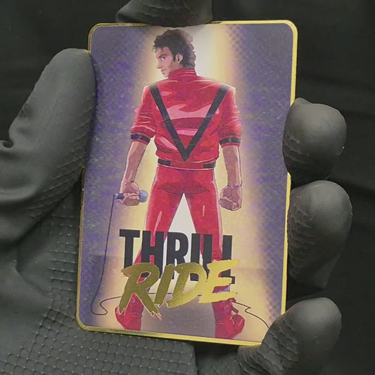 Thrill Ride Metal Trading Card (Short Print) × LIMITED