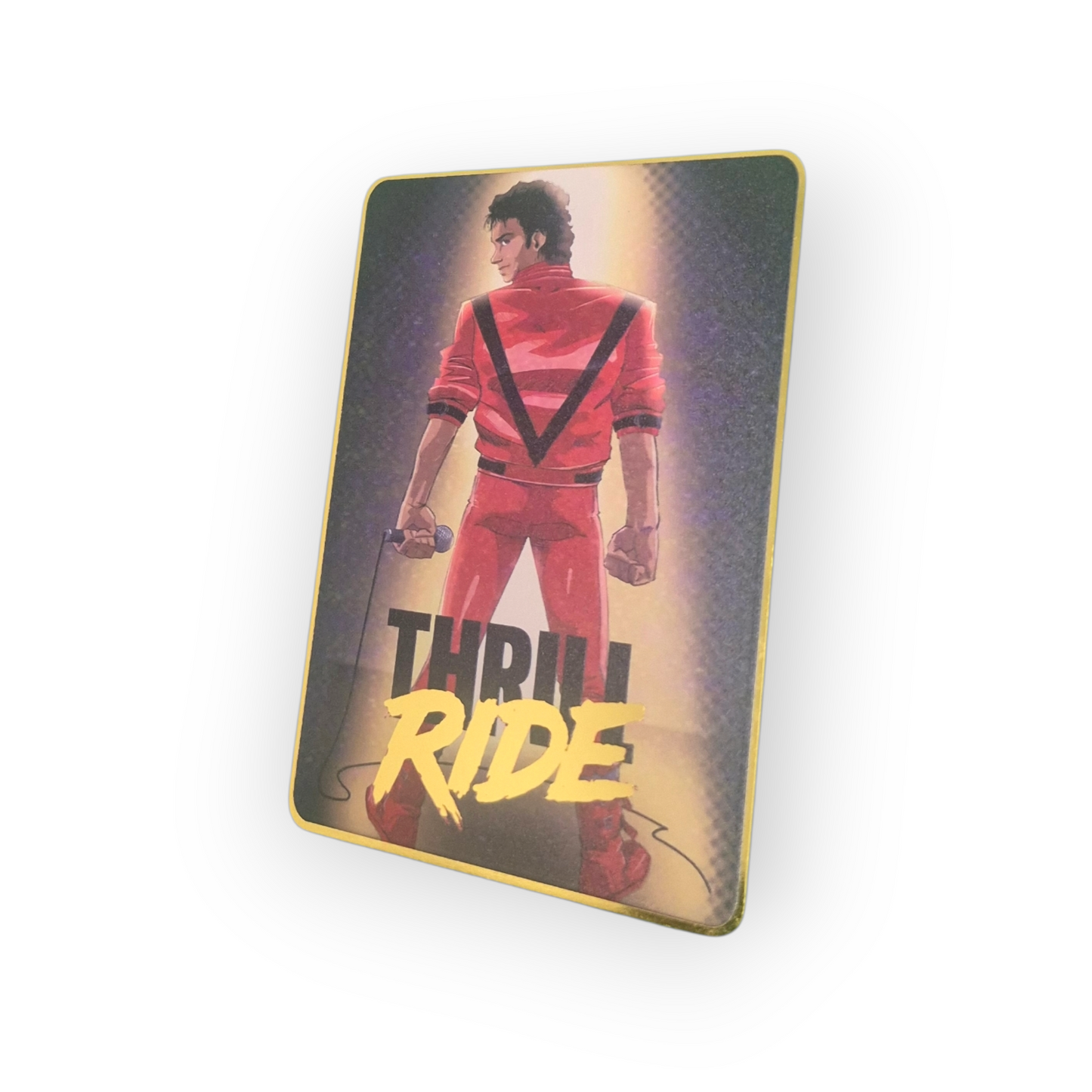 Thrill Ride Metal Trading Card