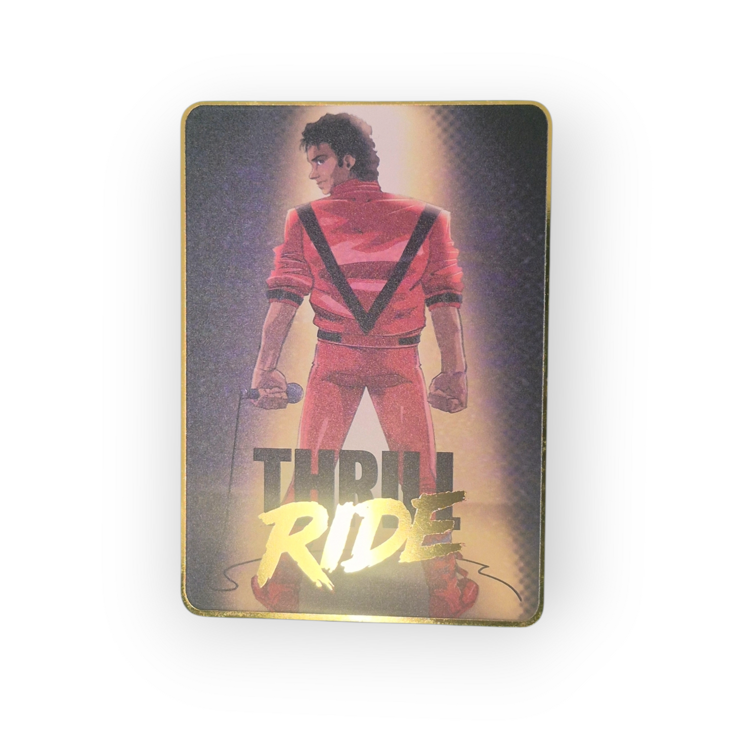 Thrill Ride Metal Trading Card